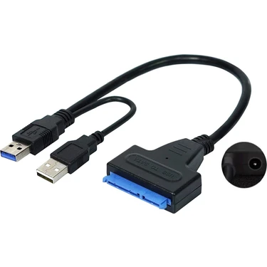 Alfais 4741 USB 3.0 2.5 3.5 Inç Sata SSD HDD Hard Disk Çevirici Dönüştürücü Adaptör