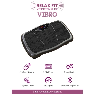Vibro Vibration Plate – Titreşimli Egzersiz Aleti | Basen, Karın, Kol ve Bacak Spor
