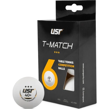 USR T-Match 6 lı 3 Yıldız Masa Tenisi Maç