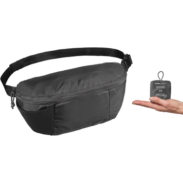 Decathlon Forclaz Bel Çantası - Siyah - 2L -