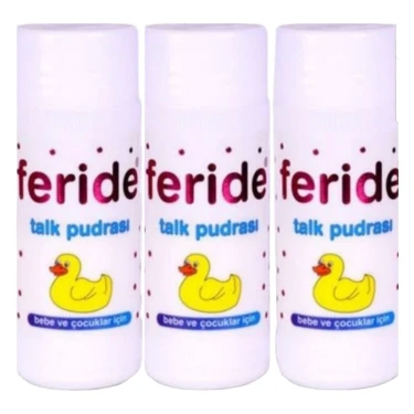 Feride Talk Bebek Pudrası - Hassas Ciltler İçin Yumuşak Koruma, 75 gr (3