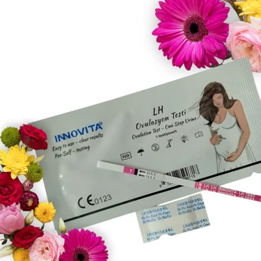Innovita 30 Adet Ovulasyon Testi + 2 Adet Hamilelik Testi Kolay Kullanım ve Hızlı