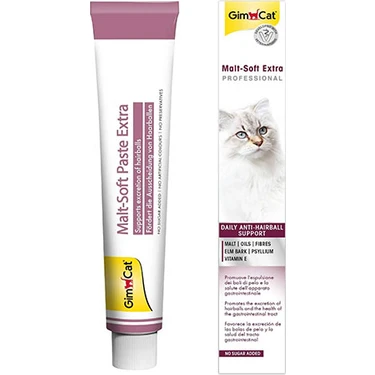 Gimcat Malt Soft Extra Kedi Macunu 100 gr Tüy Yumağı Önleyici Lezzetli