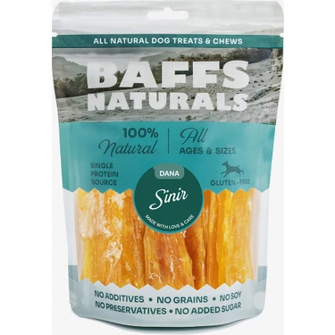 Baffs Naturals Dana Sinir Doğal Çiğnemelik Köpek Ödül Maması 100