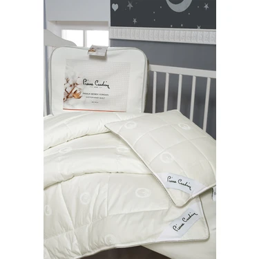 Pierre Cardin Pamuk Bebek Yorgan 95x145 cm Antibakteriyel ve Hipoalerjenik