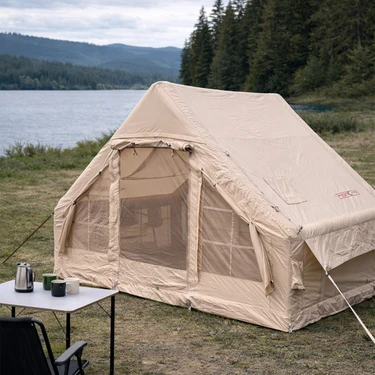 Monicamp 6 Kişilik 4 Mevsim Şişme Kamp Çadırı 6m2 300CM x 200CM x 210CM 420D
