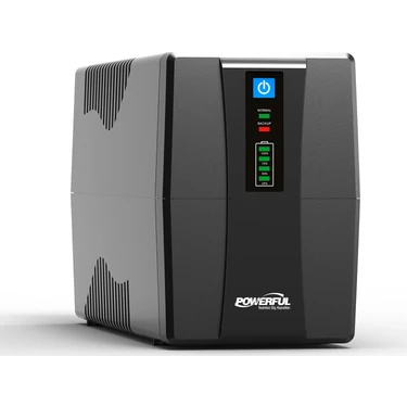 Powerful SLE-650 650VA Line Interactive Ups Kesintisiz Güç