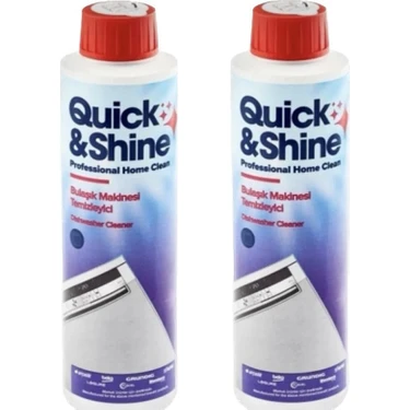 Quick&shine Bulaşık Makinesi Temizleyici 200 ml x 2