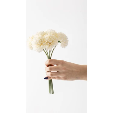 Yapay Kasımpatı Çiçeği Krem 25  cm  7