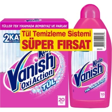 Kosla Vanish Oxi Action Tül Beyazlatıcısı+Tül Parlatıcısı 450