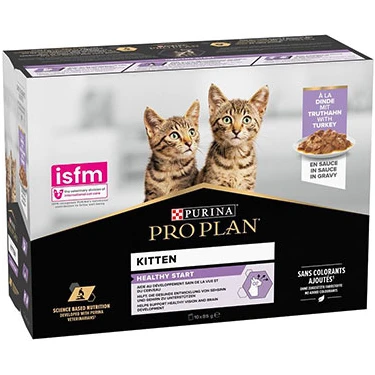 Pro Plan Kitten Pouch Hindili Yavru Kedi Konservesi 10 Adet 85