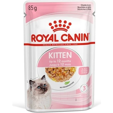 Royal Canin Yavru Kediler için Jöle İçerisnde Yaş Kedi Maması 12 x