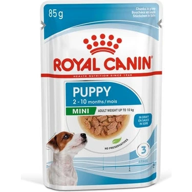 Royal Canin Küçük Irklar İçin Yavru Yaş Köpek Maması 12 x 85 g Av Eti İçerikli Besleyici