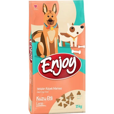 Enjoy Yetişkin Köpekler için Kuzu Etli Tam ve Dengeli Köpek Maması 15