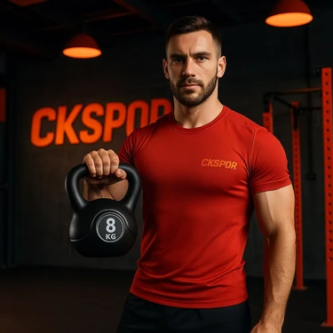 Ckspor 8 kg Kettlebell Çaydanlık Tipi Dambıl Ağırlık
