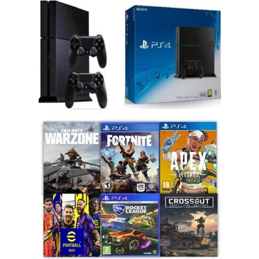 SONY Playstation 4 500GB Oyun Konsolu 2 Kol ve 14 Dijital Oyun ile Sürükleyici