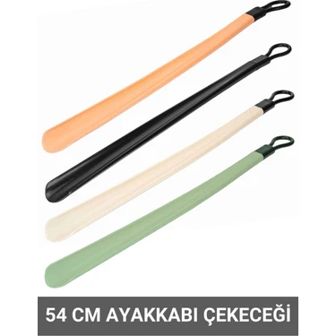 Eynel 54 cm Askılı Ayakkabı Çekeceği Uzun Plastik Kerata Renkli Ayakkabı Giyme
