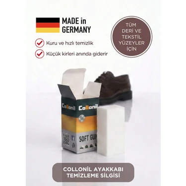 Collonil Tuna Ayakkabı Temizleme Silgisi - Deri ve Tekstil İçin - Made in Germany -