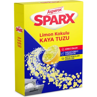 Asperox Sparx Limon Kokulu Bulaşık Makinesi Kaya Tuzu 1, 5