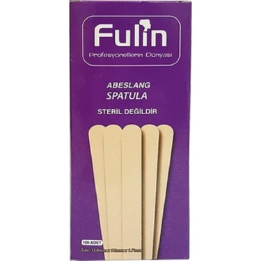 Fulin Ağda Çubuğu Tahta Spatula 100