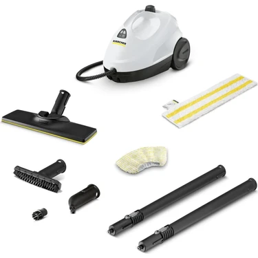 Karcher SC 2 EasyFix 1500W Buharlı Temizlik Makinesi – Zemin ve Yüzey Seti, Sarı, Ev ve Ofis İçin