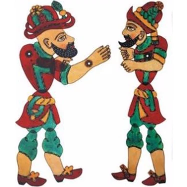 Yyb Hacivat ve Karagöz Kukla Oyun Seti Geleneksel