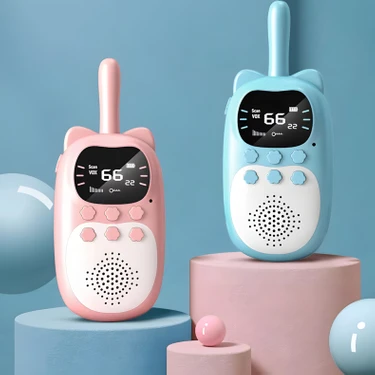 Cevval Çok Fonksiyonlu Çocuk Telsizi Walkie Talkie Interkom Ikili