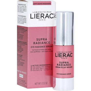 Lierac 15ml Supra Radiance Göz Bakım Serumu Koyu Halkalar ve Şişlikler İçin