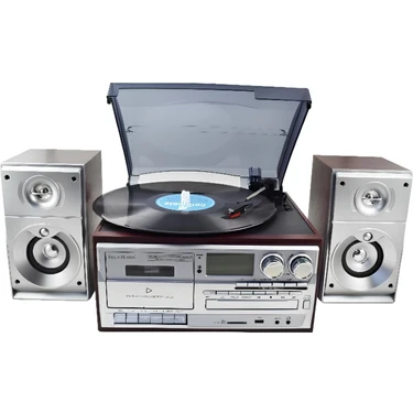 Knstar KN-120 Kumandalı Hoparlörlü Bluetoothlu Cd'li Kaset USB Radyo Özellikli
