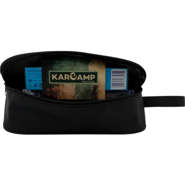 Karcamp Tıraş Çantası Aksesuar Çantası Asker Çantası Makyaj Çantası Kalemlik -