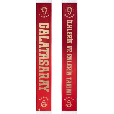 Gs Store Galatasaray Ilklerin ve Enlerin Takımı Şal Atkı