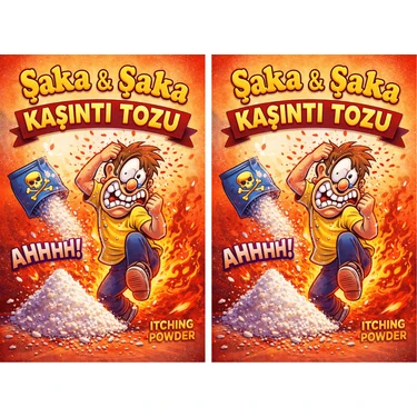İsmiyle Al 2 Adet Kaşıntı Tozu Şaka Kaşıntı Tozu Eğlence Şaka Amaçlı
