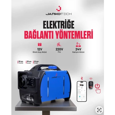 Jarko Tech JarkoTech Çanta Webasto Bluetooth Özellikli Portatif Isıtıcı 12-24-220