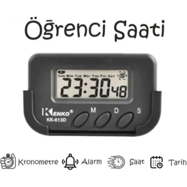 Öğrenci Saati - Kronometreli Ders Çalışma Saati - Dijital Masa