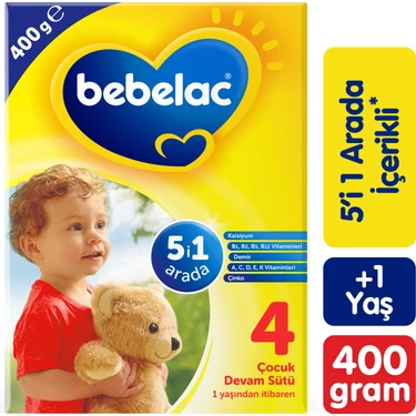 Bebelac 4 Çocuk Devam Sütü 1 Yaş+ 400