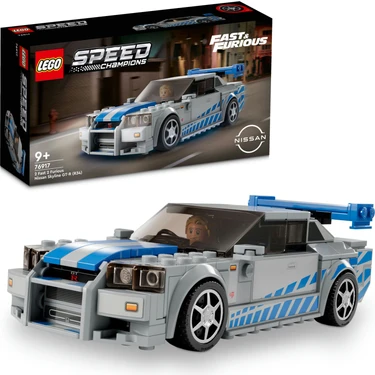 LEGO® Speed Champions Daha Hızlı Daha Öfkeli Nissan Skyline GT-R (R34) 76917 - 9+ Çocuklar için