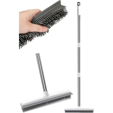 Sihirli Mop Silikon Yer Silme Fırçası Yıkama Fırçası Çekpaslı Kauçuk