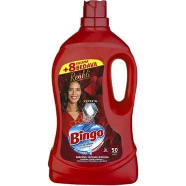 Bingo Renkli Sıvı Bakım Çamaşır Deterjanı