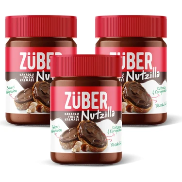 Züber Nutzilla Fındık Kreması Kakaolu 315 g x 3