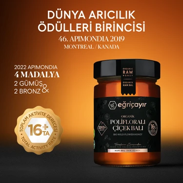 Eğriçayır Polifloralı Organik Çiçek Balı 450