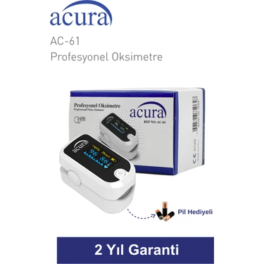 Acura Ac-61 Üts Kayıtlı, OLED Ekranlı Profesyonel Pulse