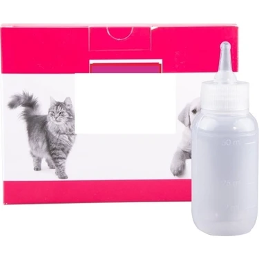 Ozcmax Şeffaf Pet Biberon 50 ml Yavru Kedi Ve Köpekler İçin