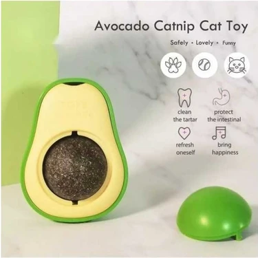 Neo Pet Market Avakado Kedi Naneli Catnip Yalama Oyun Topu (Yurt