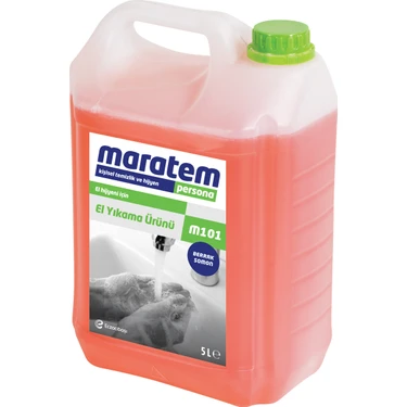 Maratem M101 Pembe Sedefli Sıvı El Sabunu 5 lt El Hijyeni İçin Özel