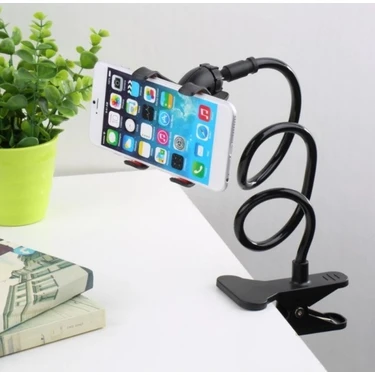 Pileli Store Akrobat Telefon Tutucu Oynar Başlıklı (Siyah)