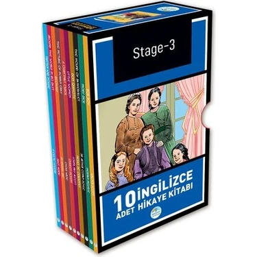 Stage 3 İngilizce Hikaye Kitap Seti 10 Kitaplık Eğitim ve Okuma