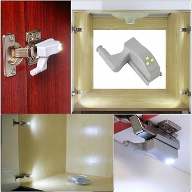 Zayrok Gardrop Dolap Içi LED Aydınlatıcı Menteşe