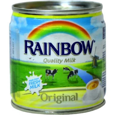 Rainbow Kreması Buharlaştırılmış Süt ( Full Cream Evaporated Mılk) - 380