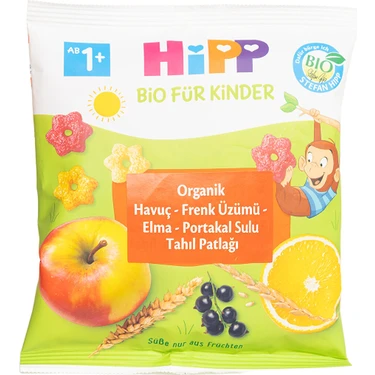 Hipp Organik Havuçlu Frenk Üzümlü Elmalı Portakallı Tahıl