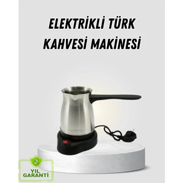 Nexgen 800W Paslanmaz Elektrikli Cezve Gizli Rezistans ve Ergonomik